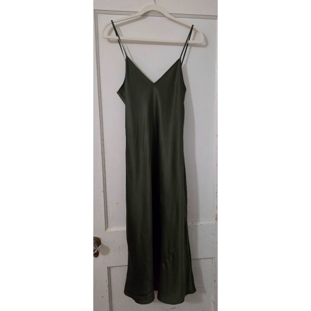 Quince 100% Washable Silk Slip Dress Midi length M